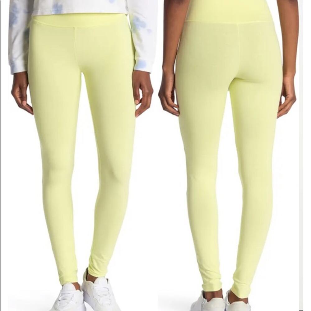 BP. Nordstrom Classic Leggings Neon Yellow High Waist